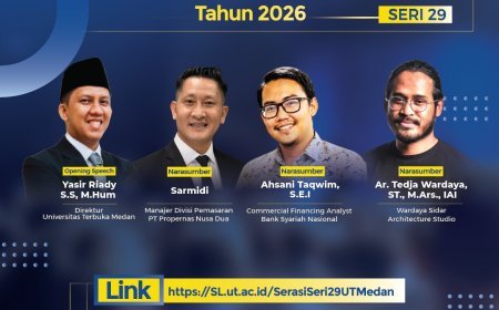 UT Medan Bekali Generasi Z Strategi Cerdas Miliki Properti melalui Seminar SERASI Seri 29