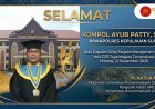 Kompol Ayub Patty Raih Gelar Sarjana di Tengah Dedikasi Pengabdian