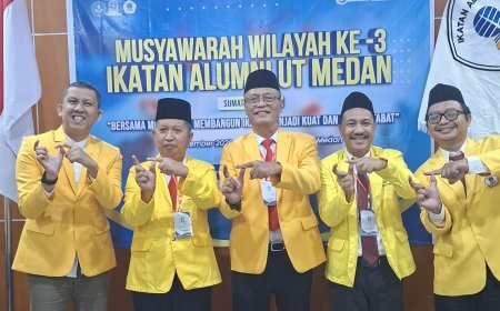 Muswil Ke-3 IKA UT Medan Kukuhkan Semangat Kebersamaan dan Kepemimpinan Baru