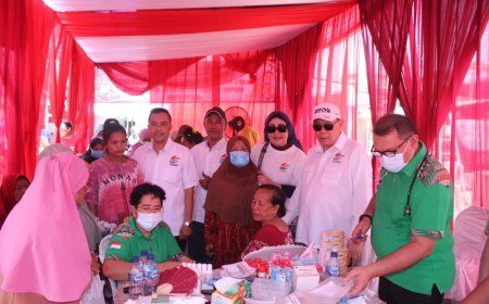 GNTI Hadir Bersama Masyarakat, Gelar Bakti Sosial dan Pengobatan Gratis di Kampung Nelayan Kalibaru