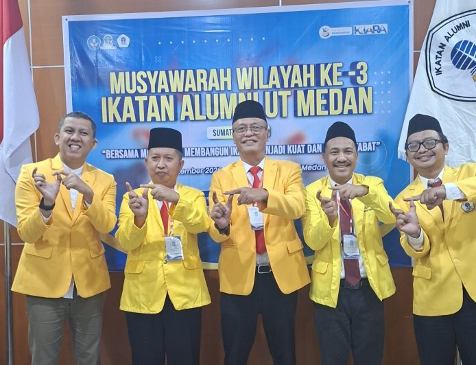 Muswil Ke-3 IKA UT Medan Kukuhkan Semangat Kebersamaan dan Kepemimpinan Baru