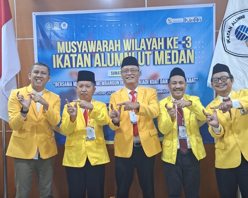 Muswil Ke-3 IKA UT Medan Kukuhkan Semangat Kebersamaan dan Kepemimpinan Baru