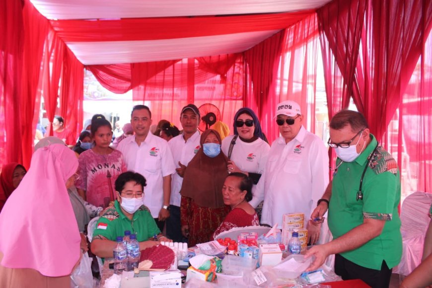 GNTI Hadir Bersama Masyarakat, Gelar Bakti Sosial dan Pengobatan Gratis di Kampung Nelayan Kalibaru