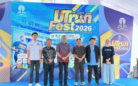 UT Medan Sukses Gelar UT RUN FEST 2026, Padukan Kreativitas dan Semangat Memasyarakatkan Olahraga