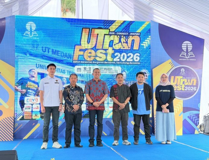 UT Medan Sukses Gelar UT RUN FEST 2026, Padukan Kreativitas dan Semangat Memasyarakatkan Olahraga